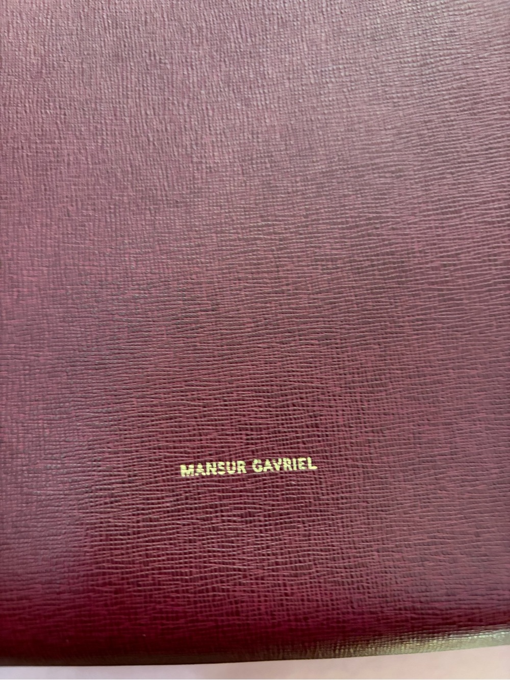 Mansur Gavriel Burgundy Leather Tote - Picture 3 of 6